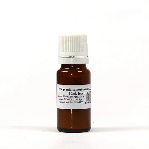 Boja za smolu, pokrivna pasta, 10 ml - bijela
