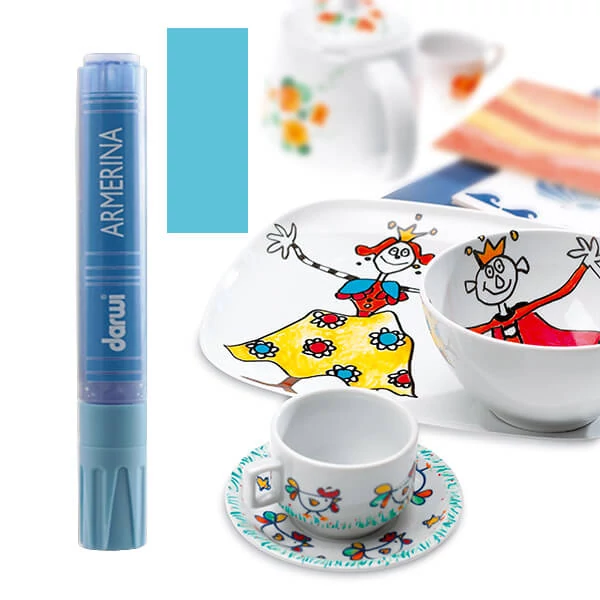Porcelánfilc, Armerina, Darwi - világoskék
