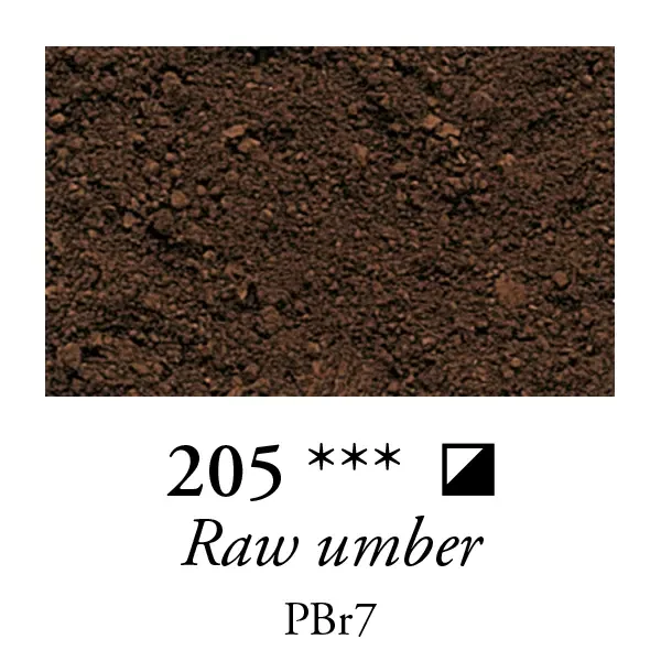Sennelier pigment - 05, raw umber, 120 g