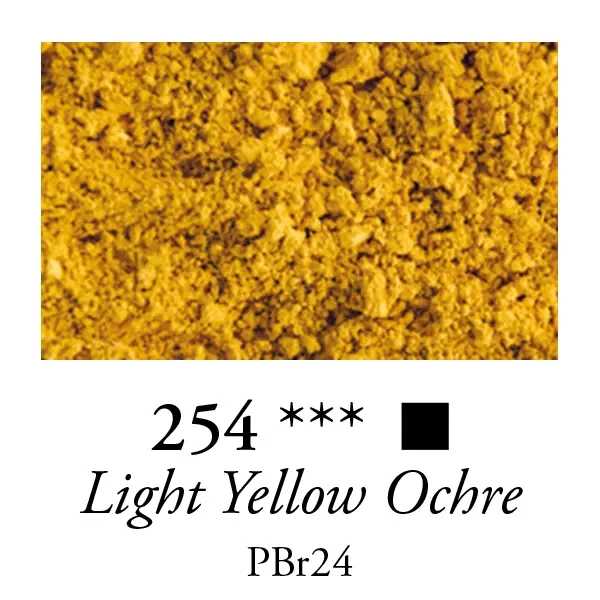 Sennelier pigment - 254, light yellow ochre, 110 g