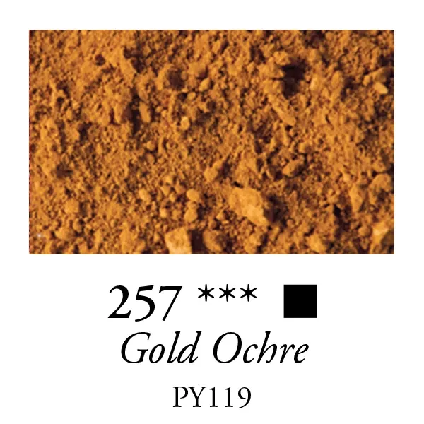 Sennelier pigment - 257, gold ochre, 110 g
