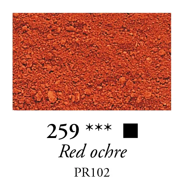 Sennelier pigment - 59, red ochre, 90 g