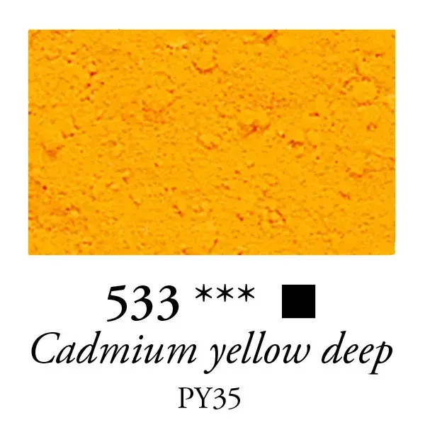 Sennelier pigment - 33, cadmium yellow deep, 150 g