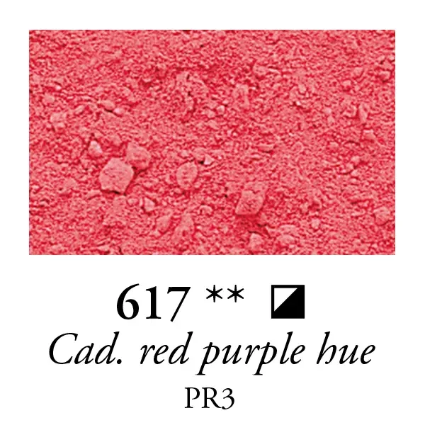 Sennelier pigment - 617, cadmium red purple hue, 100 g