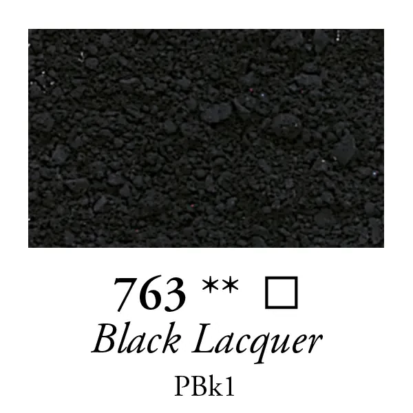 Sennelier pigment - 63, black lake, 80 g