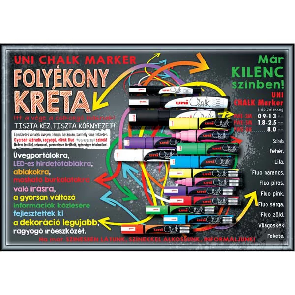 Kreda marker, 2 mm - ruža
