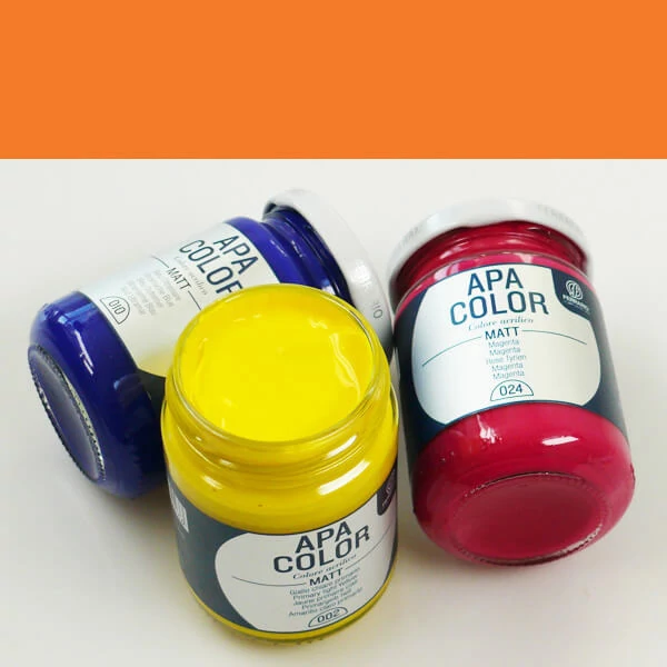 APA Color akrilna boja, 150 ml - 27, orange yellow