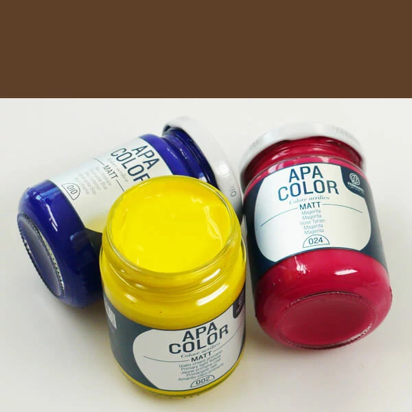 APA Color akrilna boja, 150 ml - 43, raw umber