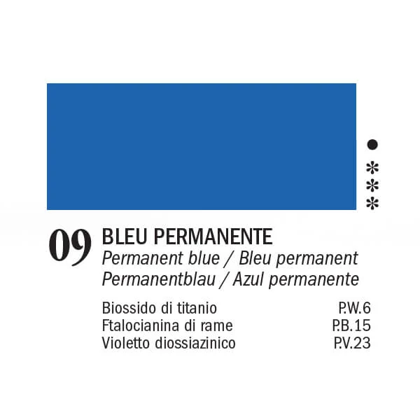 APA Color akrilna boja, 150 ml - 09, permanent blue