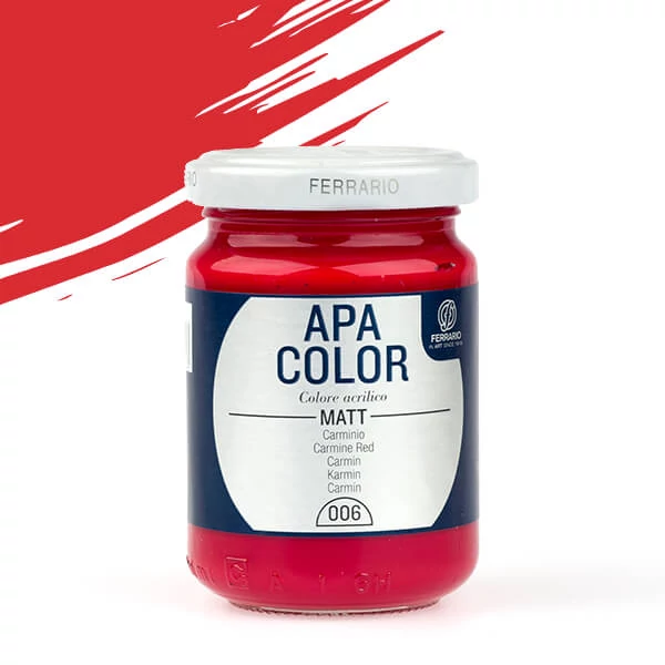 APA Color akrilna boja, 150 ml - 06, carmine red