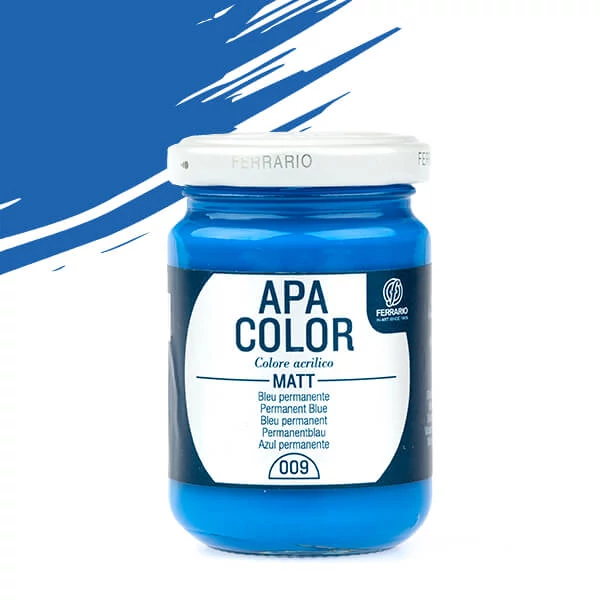 APA Color akrilna boja, 150 ml - 09, permanent blue