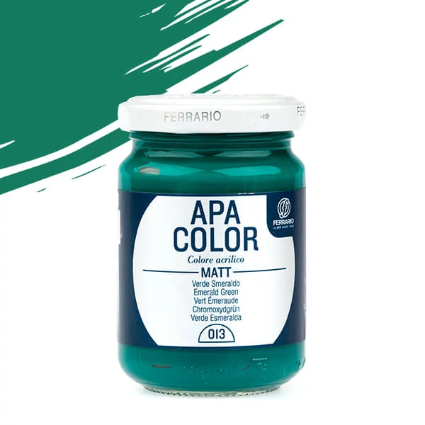 APA Color akrilna boja, 150 ml - 13, emerald green