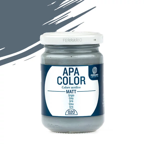APA Color akrilna boja, 150 ml - 20, grey
