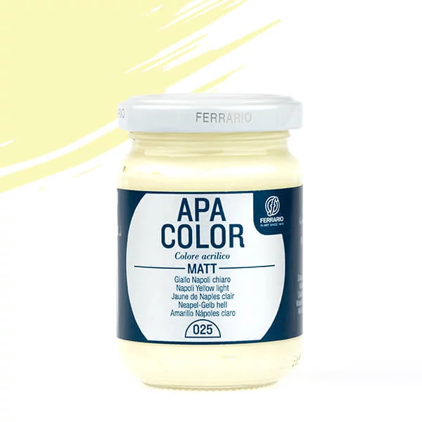 APA Color akrilna boja, 150 ml - 25, naples yellow light