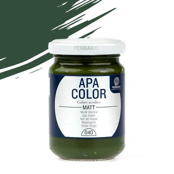 APA Color akrilna boja, 150 ml - 40, sap green