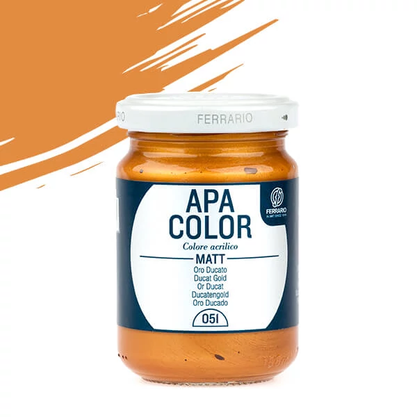 APA Color akrilna boja, 150 ml - 51, ducat gold