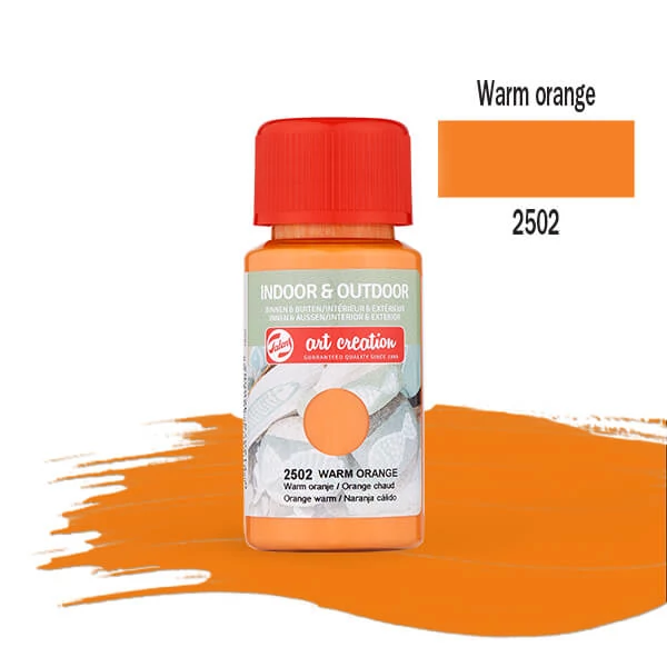 Art Creation Indoor-Outdoor akrilfesték 50 ml - 2502 narancssárga