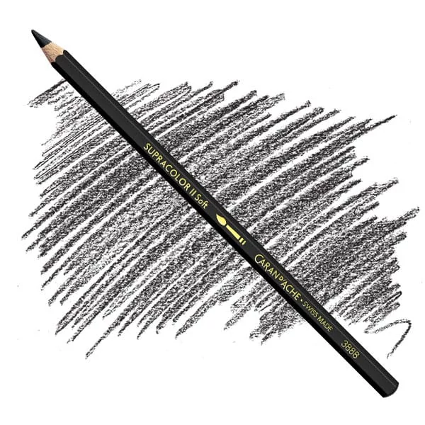 Caran d'Ache Supracolor Mekana vodena olovka - 009, black