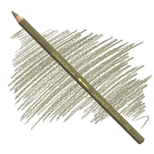 Caran d'Ache Supracolor Mekana vodena olovka - 039, maslinasto smeđa