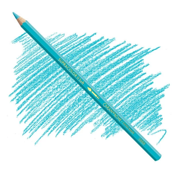 Caran d'Ache Supracolor Mekana vodena olovka - 171, turquoise blue