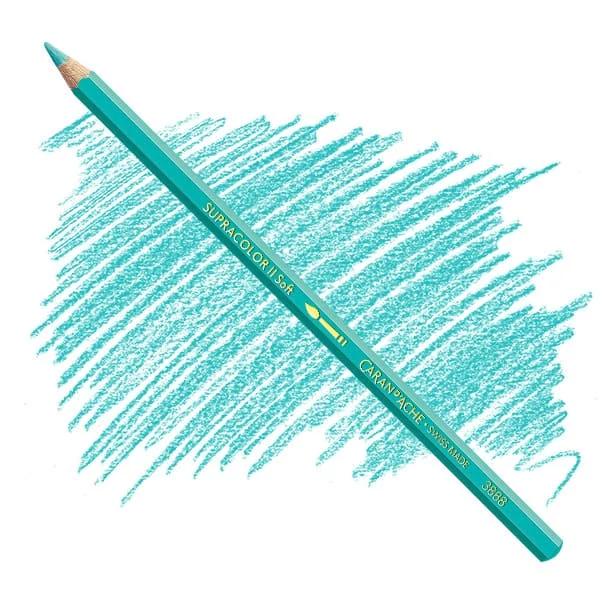 Caran d'Ache Supracolor Mekana vodena olovka - 191, turquoise green  