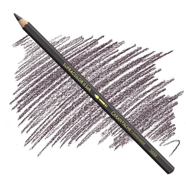 Caran d'Ache Supracolor Mekana vodena olovka - 409, charcoal grey
