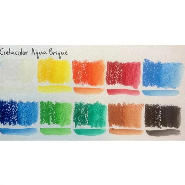 Cretacolor Aqua Brique set akvarel kreda, 10 kom