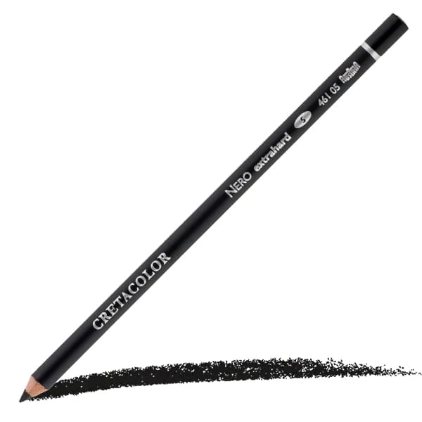 Olovka Cretacolor - Nero, ekstra tvrda