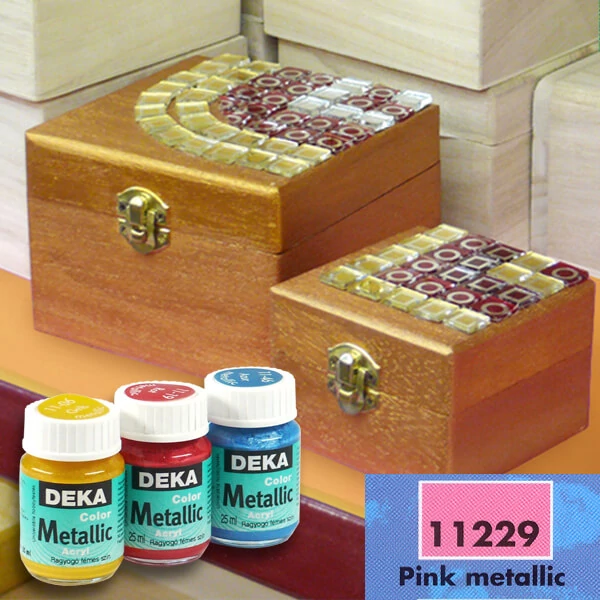 Deka Color Metalik metalik akrilna boja 25 ml - 29 roza