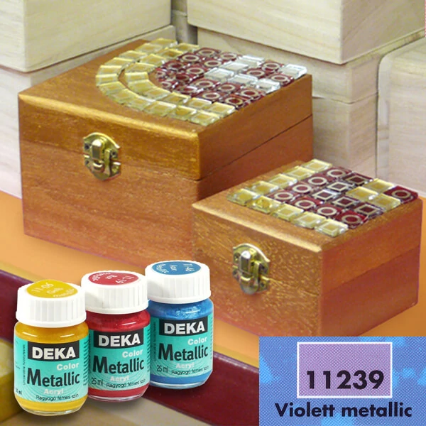 Deka Color Metalik metalik akrilna boja 25 ml - 39 ljubičasta