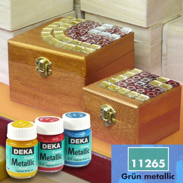 Deka Color Metalik metalik akrilna boja 25 ml - 65 zelena