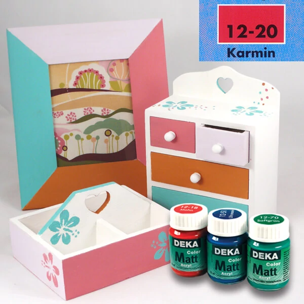 Deka Color Matt akrilna boja 25 ml - 20 karmin