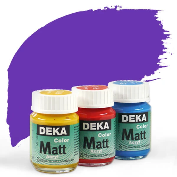 Deka Color Matt akrilna boja 25 ml - 39 ljubičasta