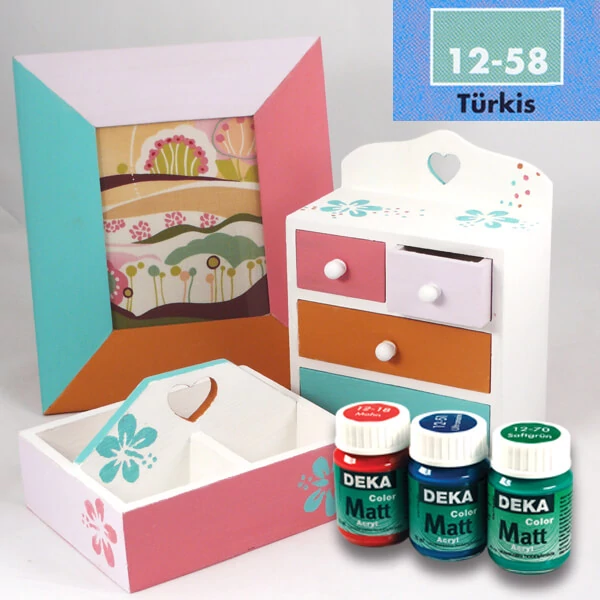 Deka Color Matt akrilna boja 25 ml - 58 tirkizna
