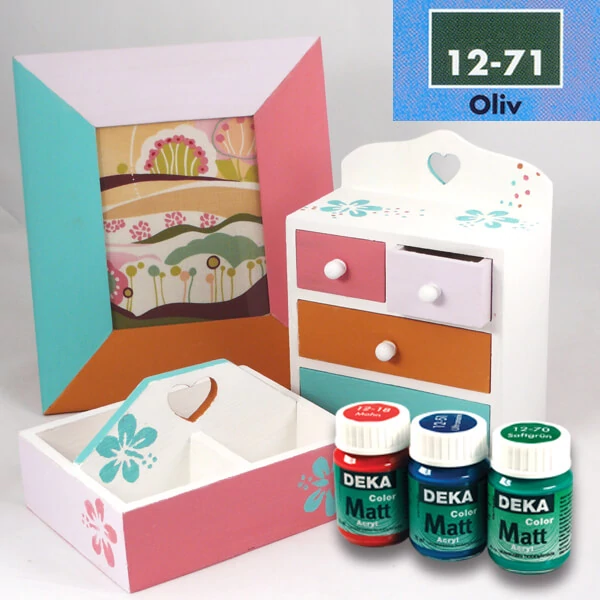 Deka Color Matt akrilna boja 25 ml - 71 maslinasto zelena