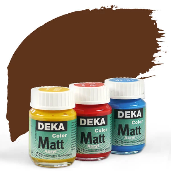 Deka Color Matt akrilna boja 25 ml - 83 žutosmeđa
