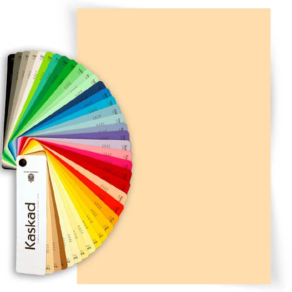 Kaskad színes fénymásolópapír, A/4, 80 g, 10 db - 13, krém, Curlew cream