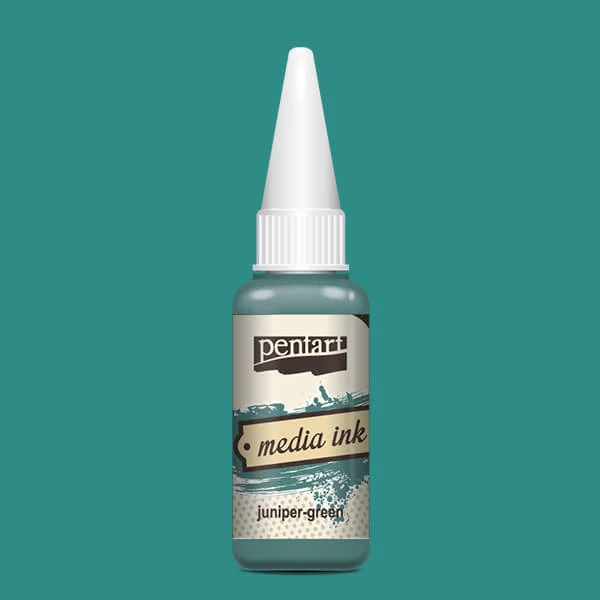 Tinta Pentart Media, tinta boja, 20 ml - smreka