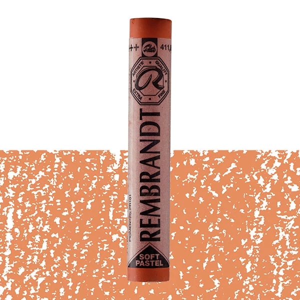 Rembrandt praškasta pastelna kreda - 411.8, burnt sienna