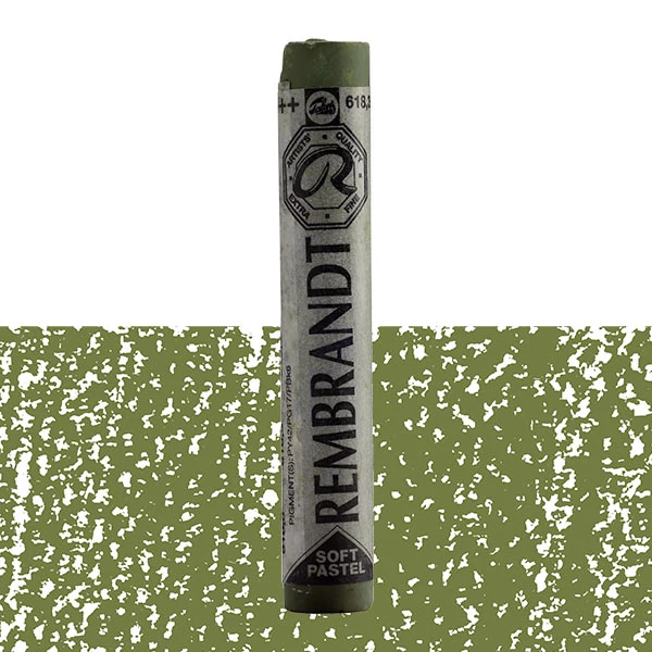 Rembrandt praškasta pastelna kreda - 618.3, permanent green light