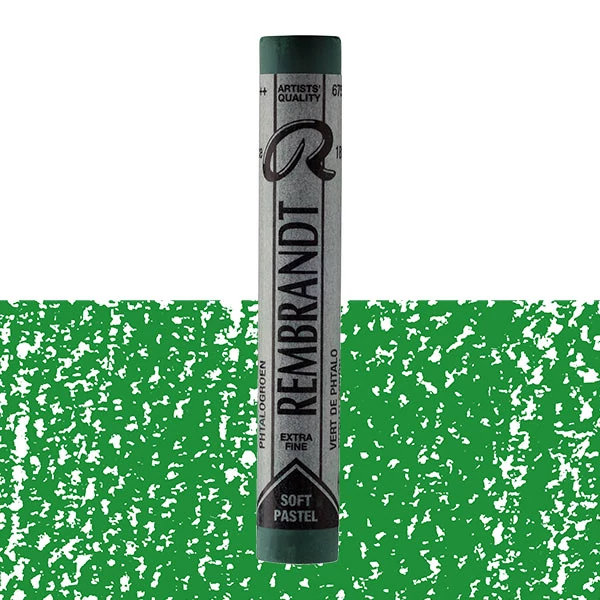 Rembrandt praškasta pastelna kreda - 675.3, phthalo green