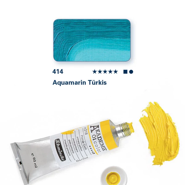 Schmincke Akademie uljana boja, 60 ml - 414, aquamarine turquoise