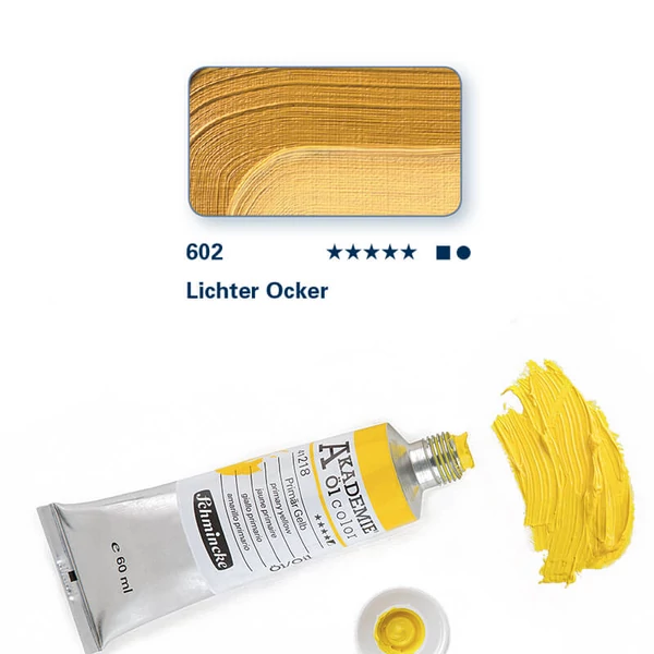 Schmincke Akademie uljana boja, 60 ml - 602, yellow ochre