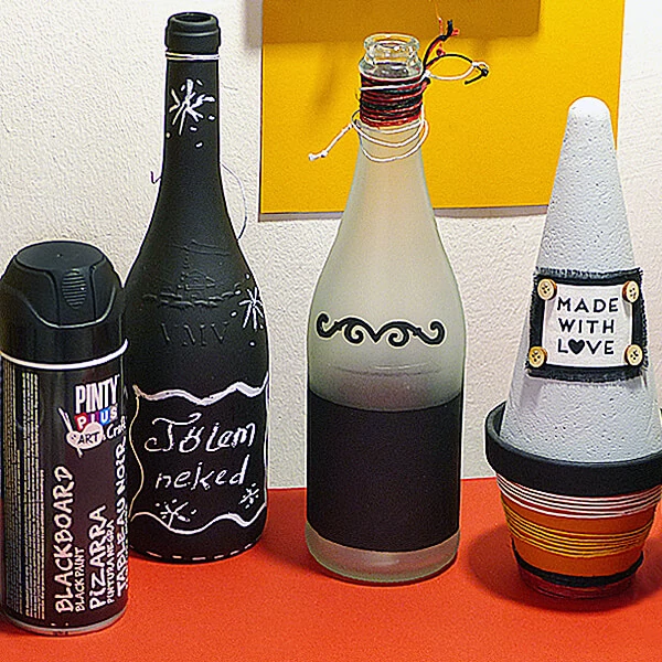 Boja za ploču u spreju, Pinty Plus Art, 400 ml - crna
