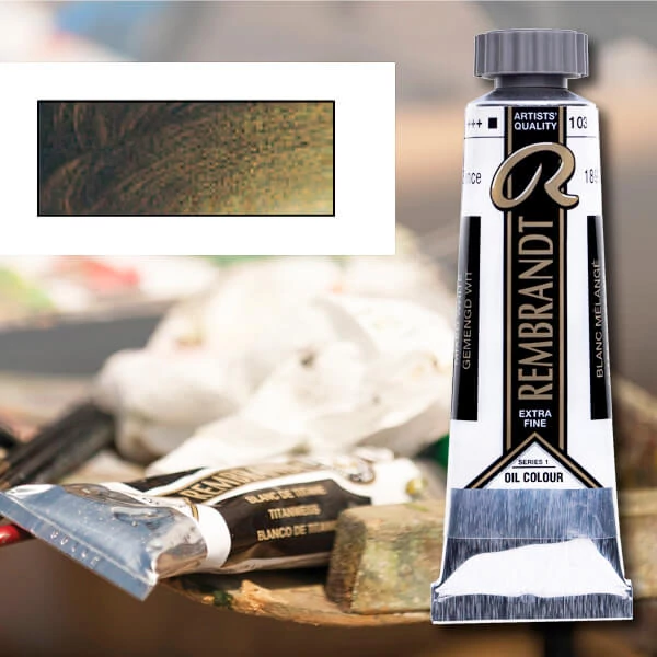 Talens Rembrandt uljana boja, 40 ml - 410, umber greenish