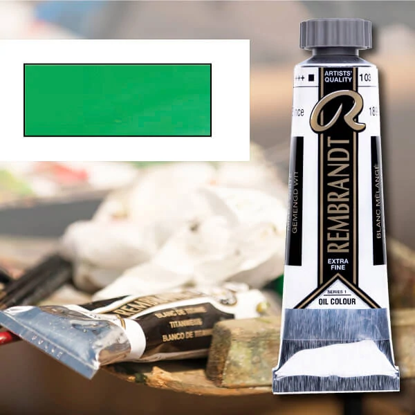 Talens Rembrandt uljana boja, 40 ml - 615, emerald green