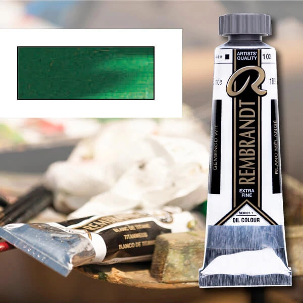 Talens Rembrandt uljana boja, 40 ml - 627, cinnabar green deep