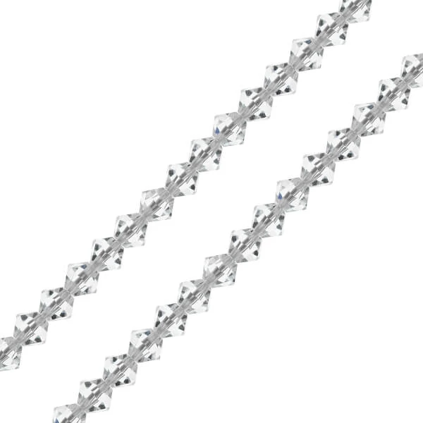 Preciosa stožasta kristalna ogrlica, 4 mm - Kristal