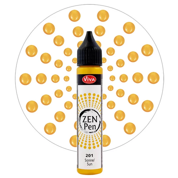 Zen Pen dotting paint pen, 28 ml - sunčano žuta