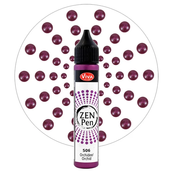 Zen Pen dotting paint pen, 28 ml - orhideja